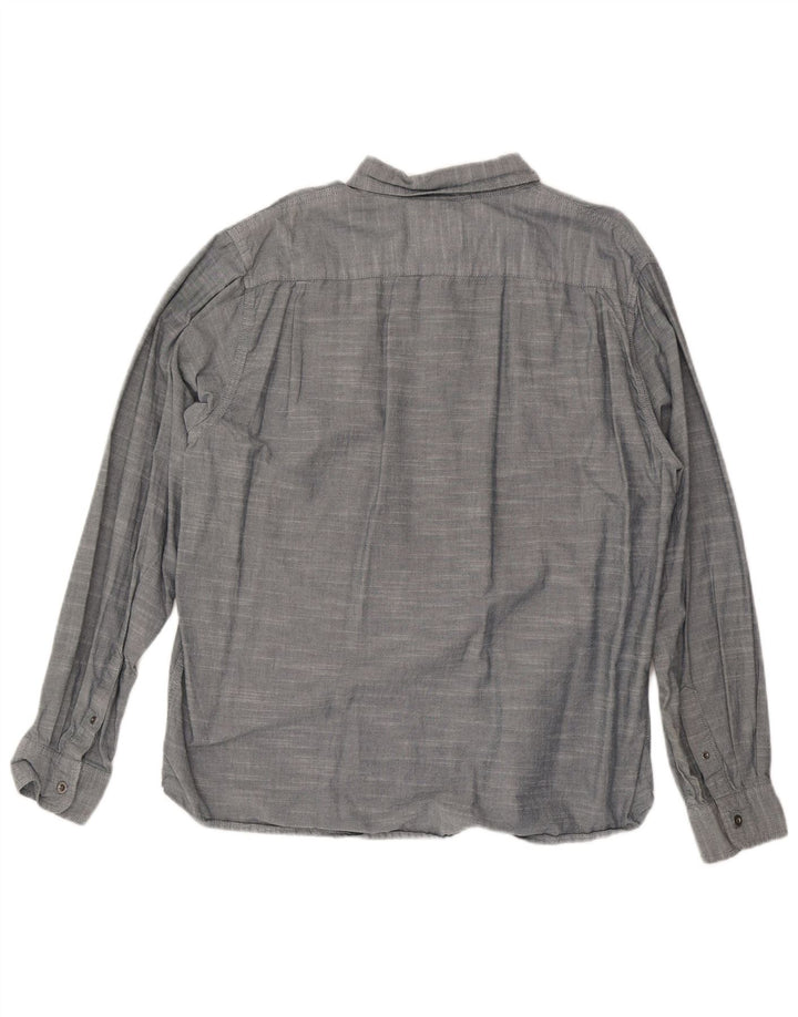 WRANGLER Mens Shirt 2XL Grey Flecked Cotton