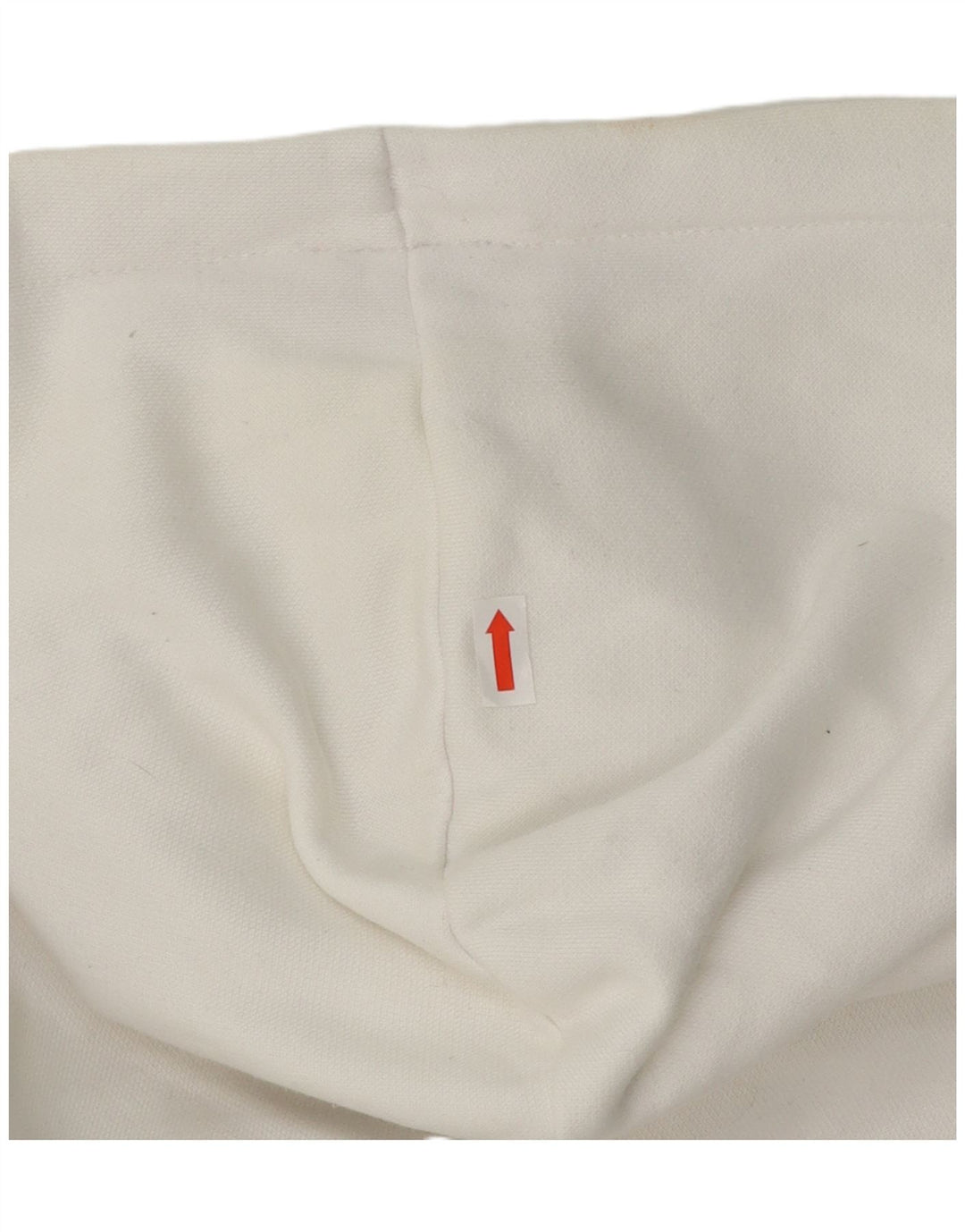PUMA Womens Oversized Graphic Hoodie Jumper UK 6 XS White Cotton Vintage Puma and Second-Hand Puma from Messina Hembry 