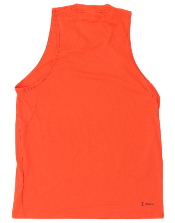 Adidas Herre Aeroready Vest Top Medium Orange Polyester