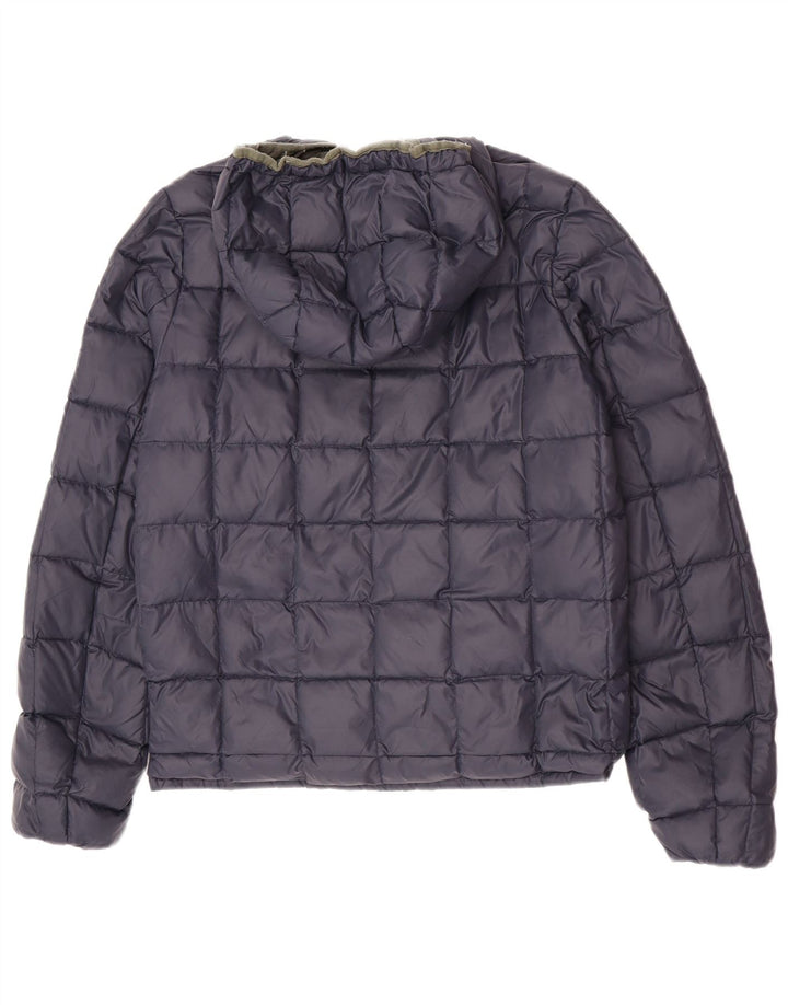 Giacca imbottita reversibile con cappuccio da uomo K-Way UK 38 Verde medio Poliammide