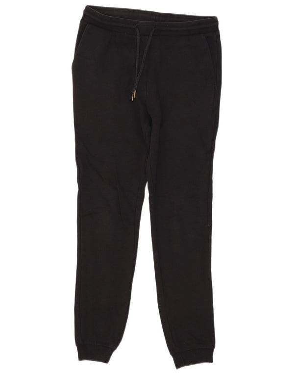 Jack & Jones Mens Tracksuit Trousers Joggers Small Black Cotton