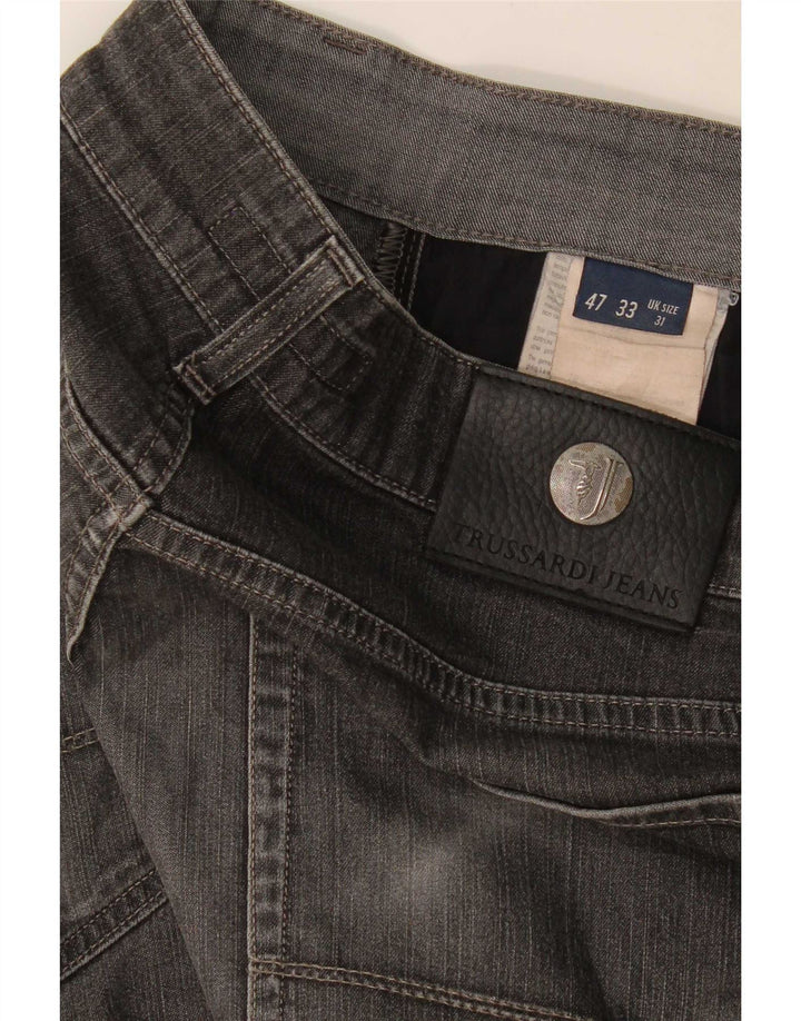 Jeans dritti da uomo Trussardi W31 L31 Grigi