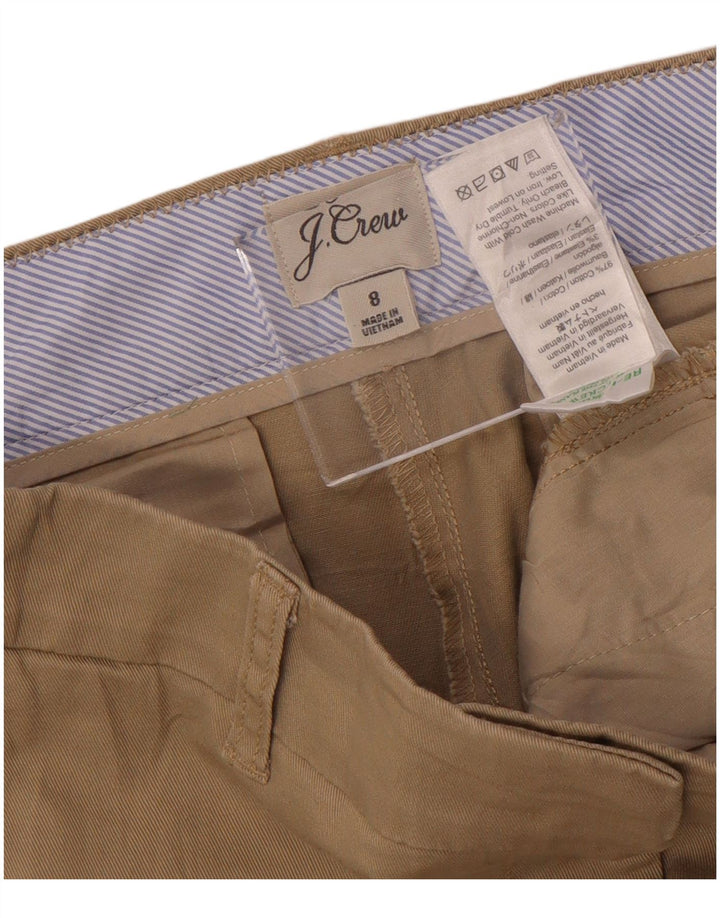 J. CREW Womens Chino Shorts US 8 Large W32  Beige Cotton
