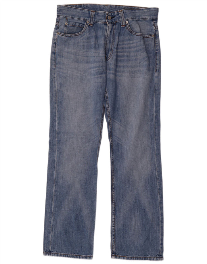 LEVI'S Mens 505 Straight Jeans W33 L32 Blue Cotton