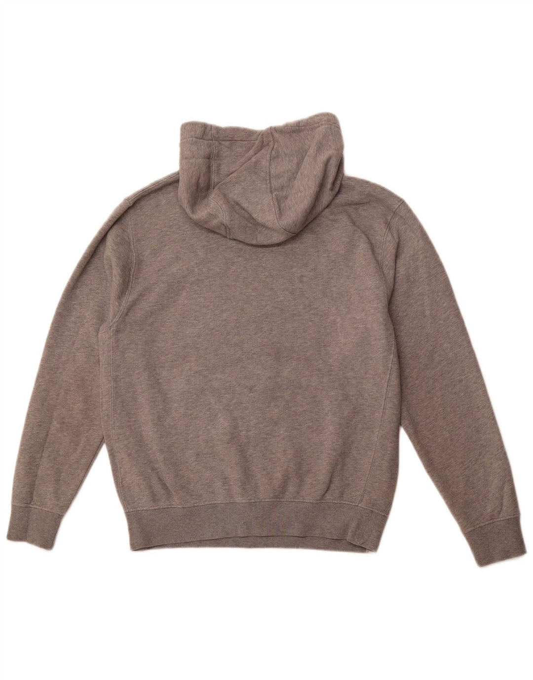 NIKE Mens Hoodie Jumper Small Grey Cotton