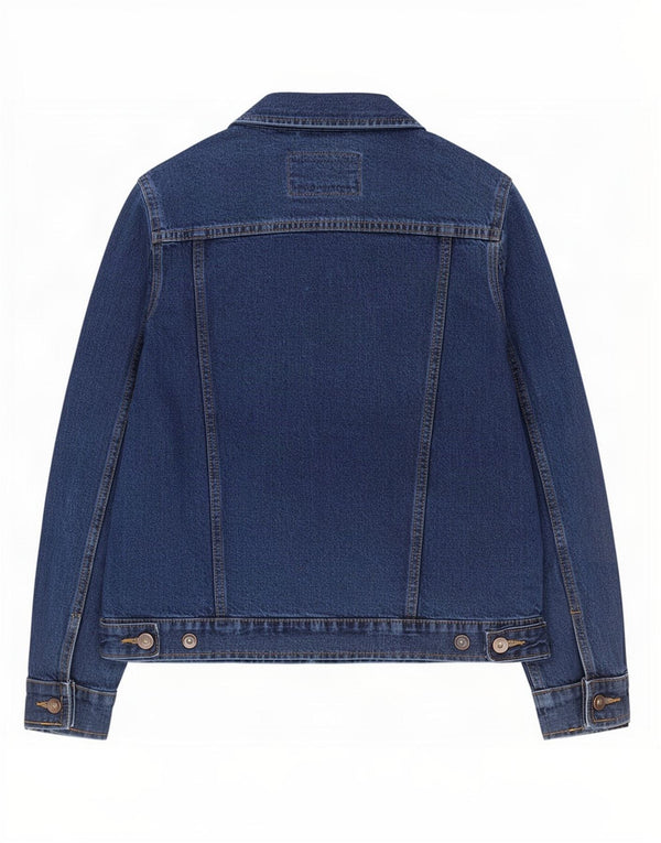 Marks & Spencer Chaqueta Vaquera para Mujer UK 10 Small Azul Algodón