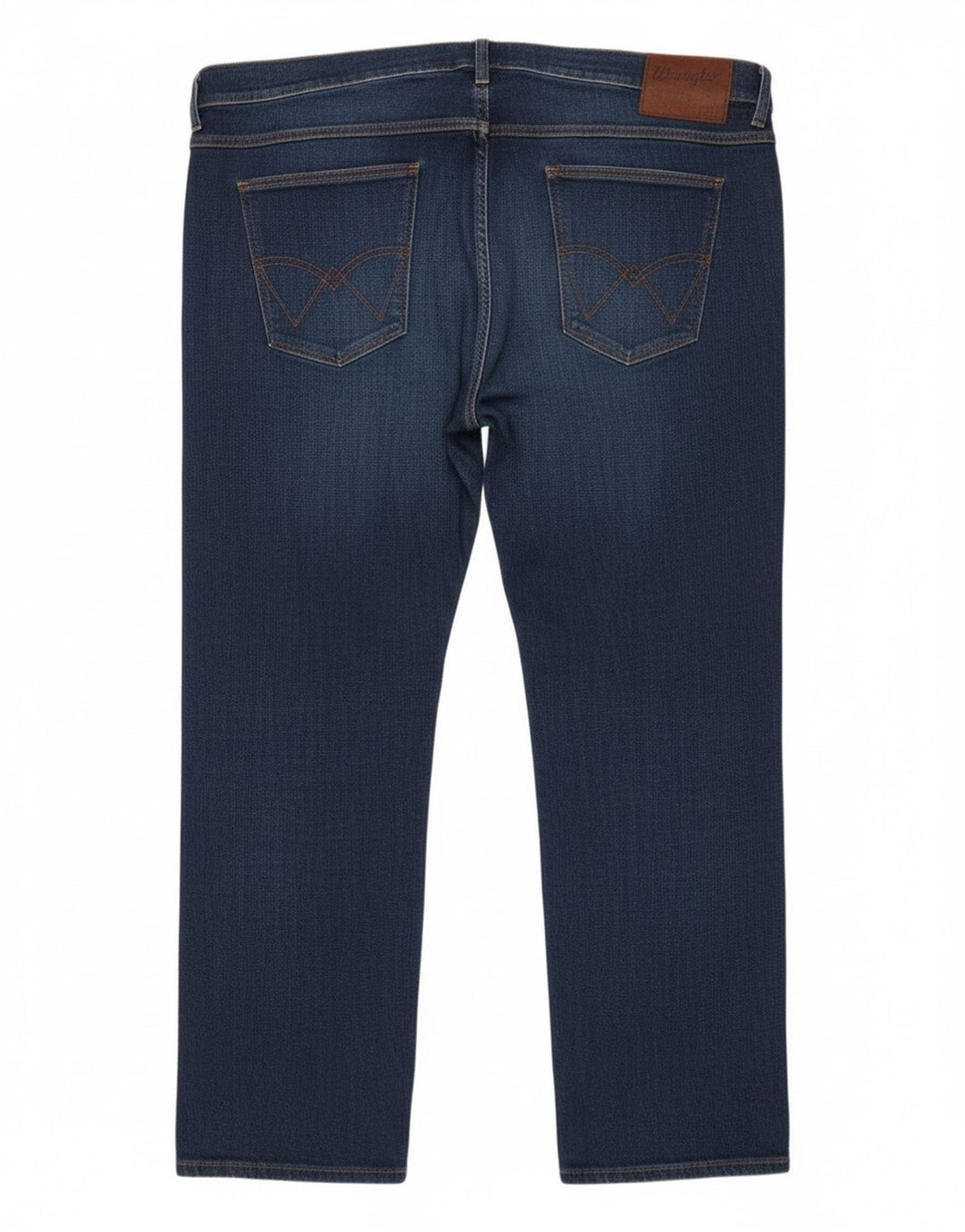 Wrangler Mens Straight Jeans W47 L28 Navy Blue