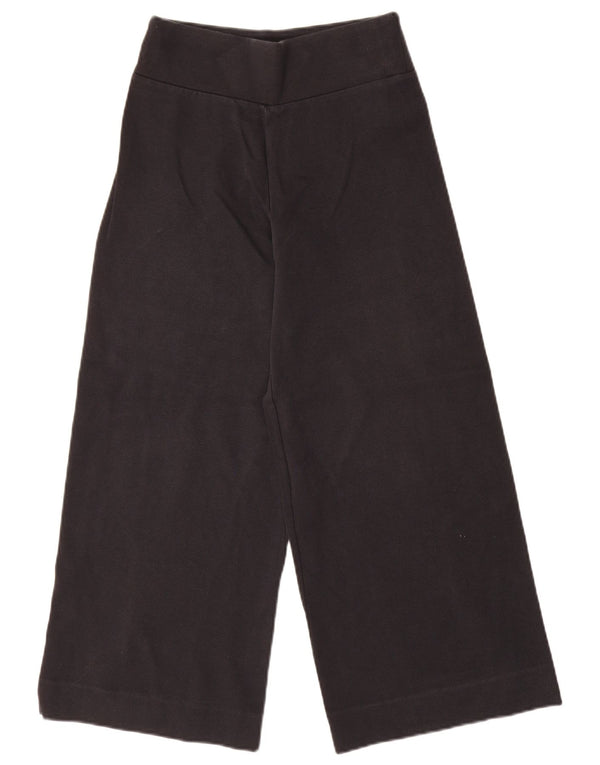 Cos Womens Wide Leg Tracksuit Bukser UK 6 XS Black Bomuld