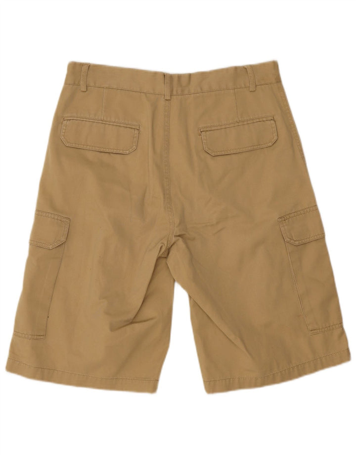 Vintage Mens Cargo Shorts IT 46 Small W30 Beige Cotton