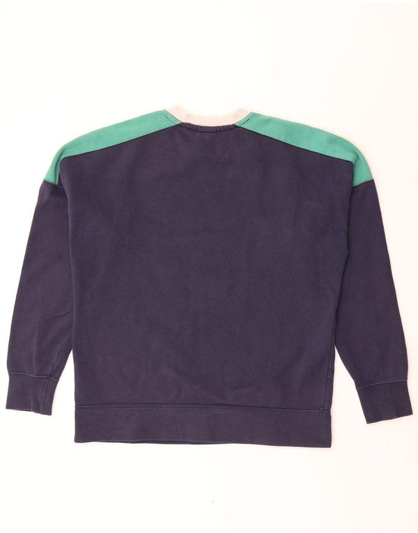 Nike Herre grafisk sweatshirt Jumper Medium Flerfarvet Colourblock Bomuld