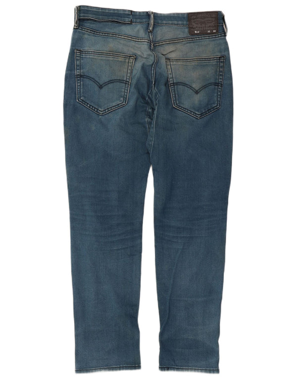 Levi's Mens 511 Slim Jeans W32 L30 kék pamut