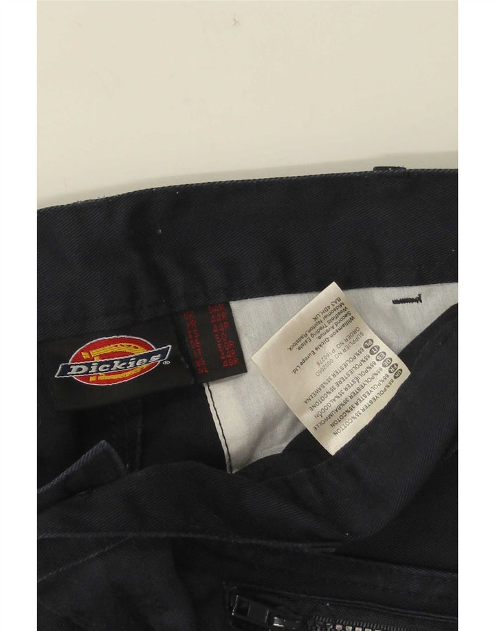 Мужские прямые брюки-карго Dickies W34 L31 темно-синие из полиэстера