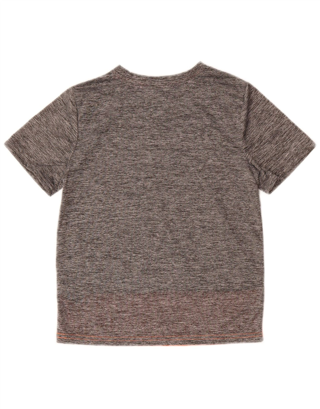 FILA Boys Graphic T-Shirt Top 7-8 Years Grey Colourblock Polyester