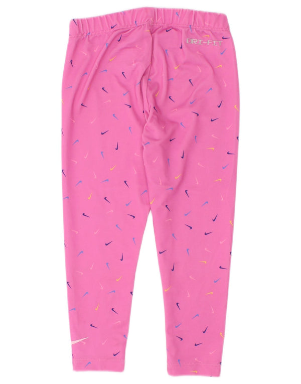 Legging Nike Dri Fit Graphic pour fille 3-4 ans XS Rose Polyester