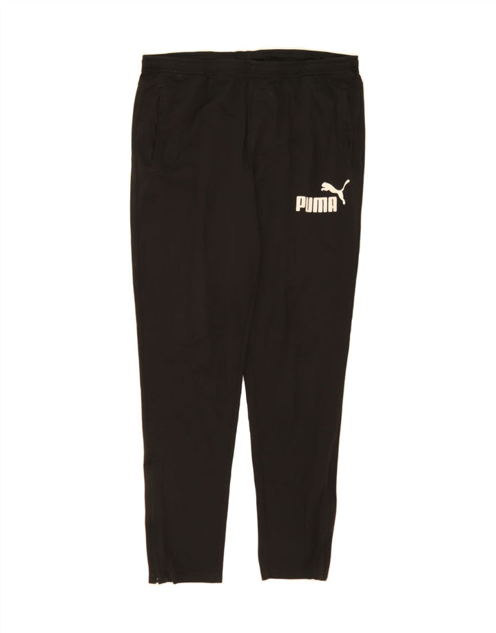 PUMA Mens Graphic Tracksuit Trousers Large Black Polyester Vintage Puma and Second-Hand Puma from Messina Hembry 