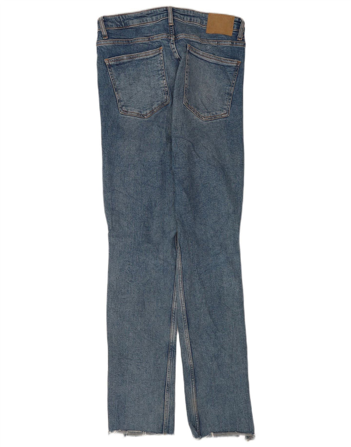 Zara Womens Distressed Slim Jeans EU 40 Medium W30 L31 Blue Cotton