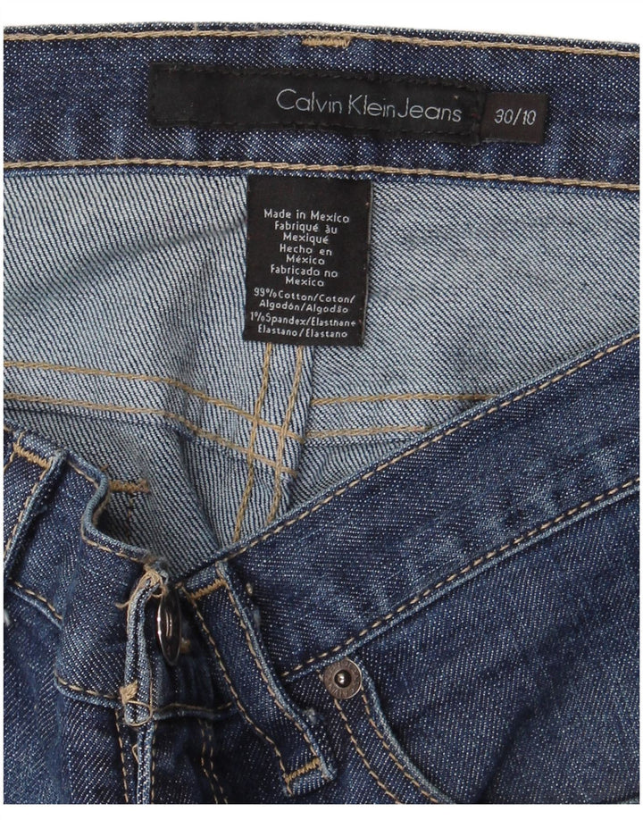 CALVIN KLEIN Womens Bootcut Jeans US 10 Large W30 L32 Blue Cotton