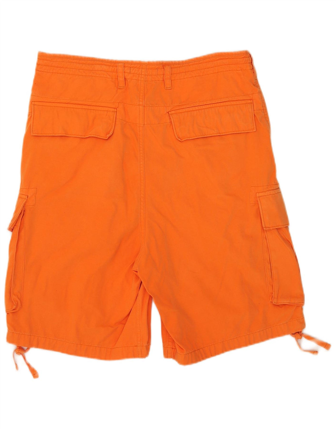 French Connection Mens Cargo Shorts W32 Medium Orange Cotton