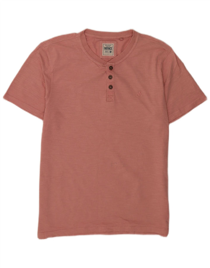 Fat Face Mens T-Shirt Top Large Pink Cotton