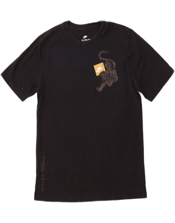 NIKE Herre høj grafisk T-shirt top mellem sort