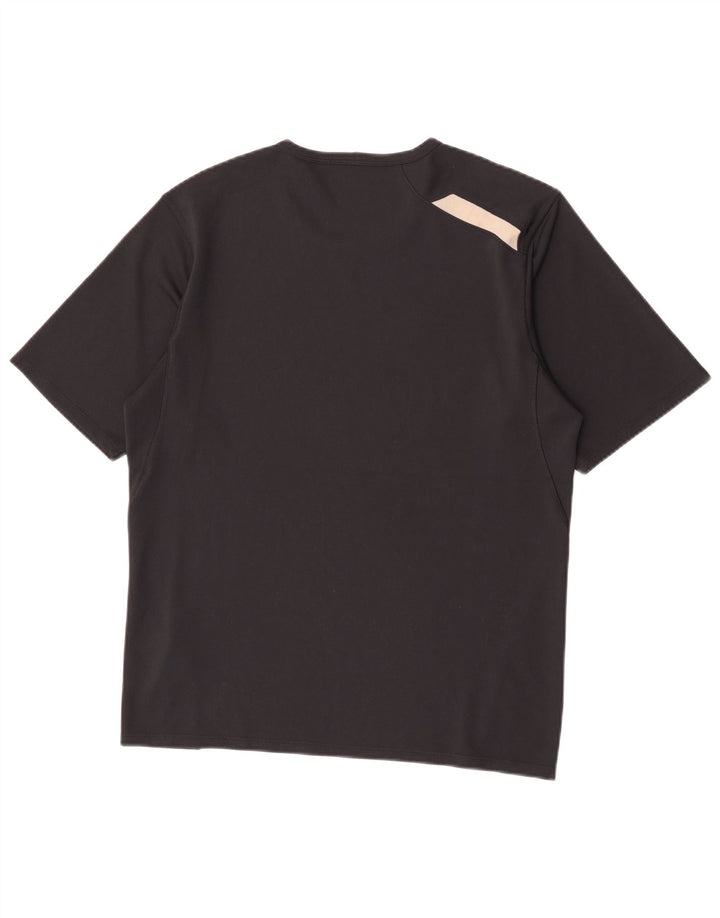 Nike Mens T-Shirt Top Medium Black Polyester