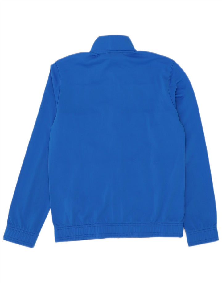 Puma Boys Tracksuit Top Jacket 13-14 Years Blue Colourblock Polyester