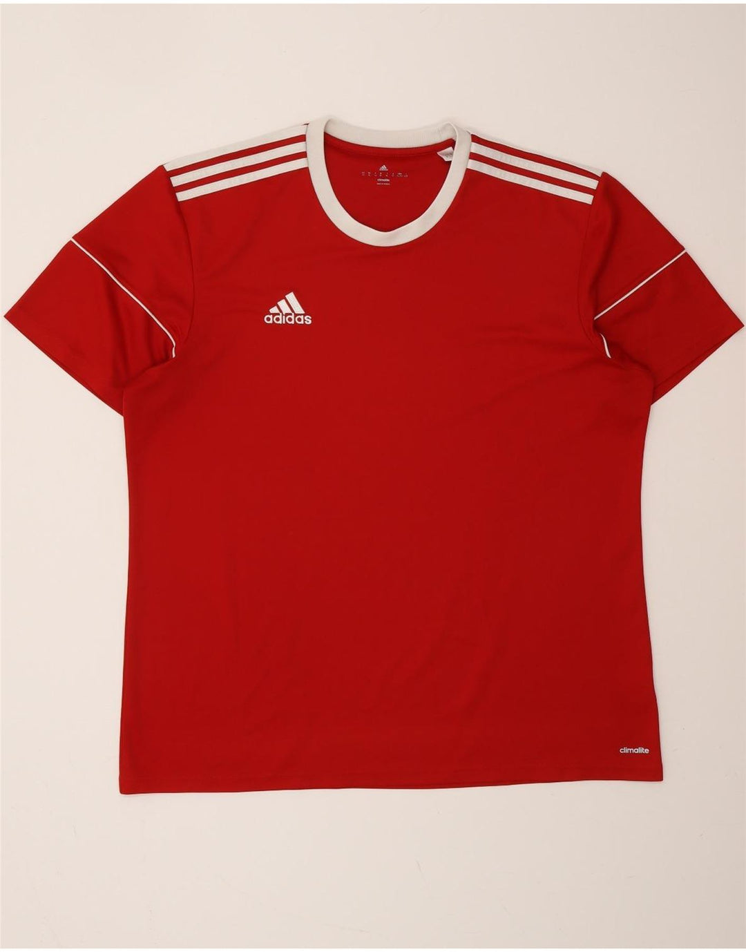 ADIDAS Mens Climalite T-Shirt Top XL Red