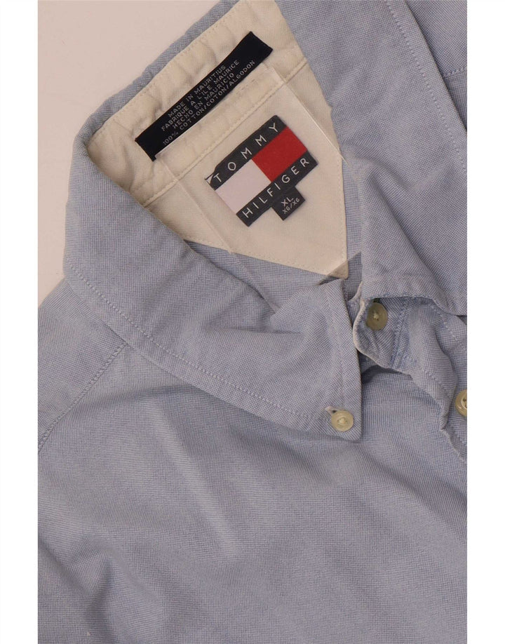 Tommy Hilfiger Mens Shirt XL Blue Cotton