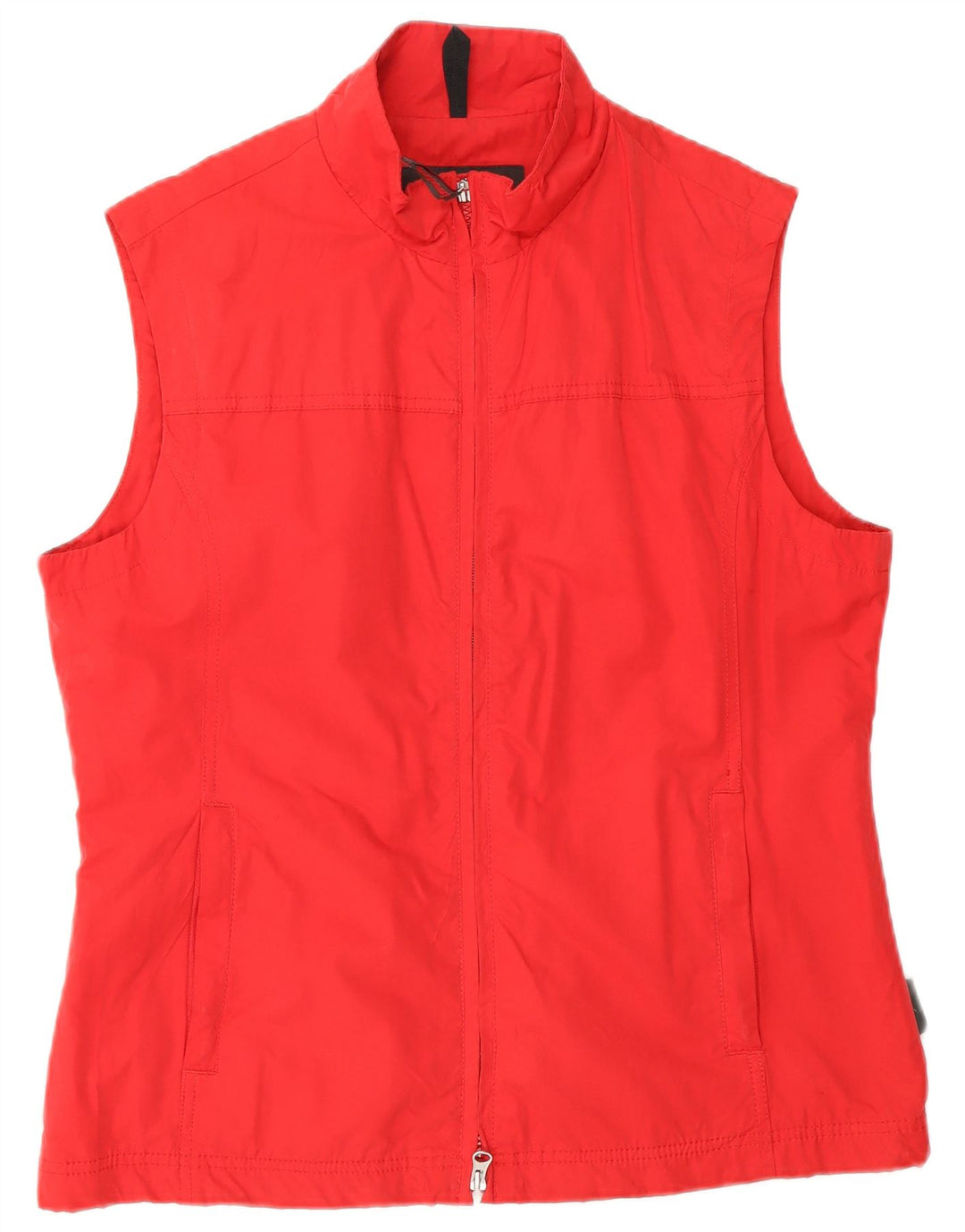 INVICTA Womens Gilet UK 16 Large Red Cotton