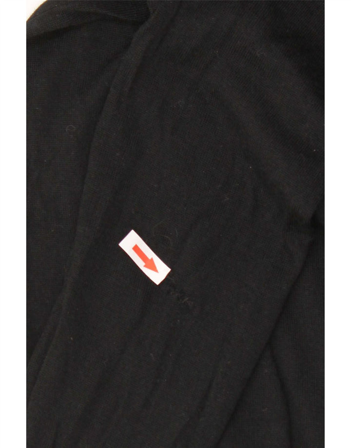 Marks & Spencer Womens Roll Neck Jumper Sweater UK 10 Small Black