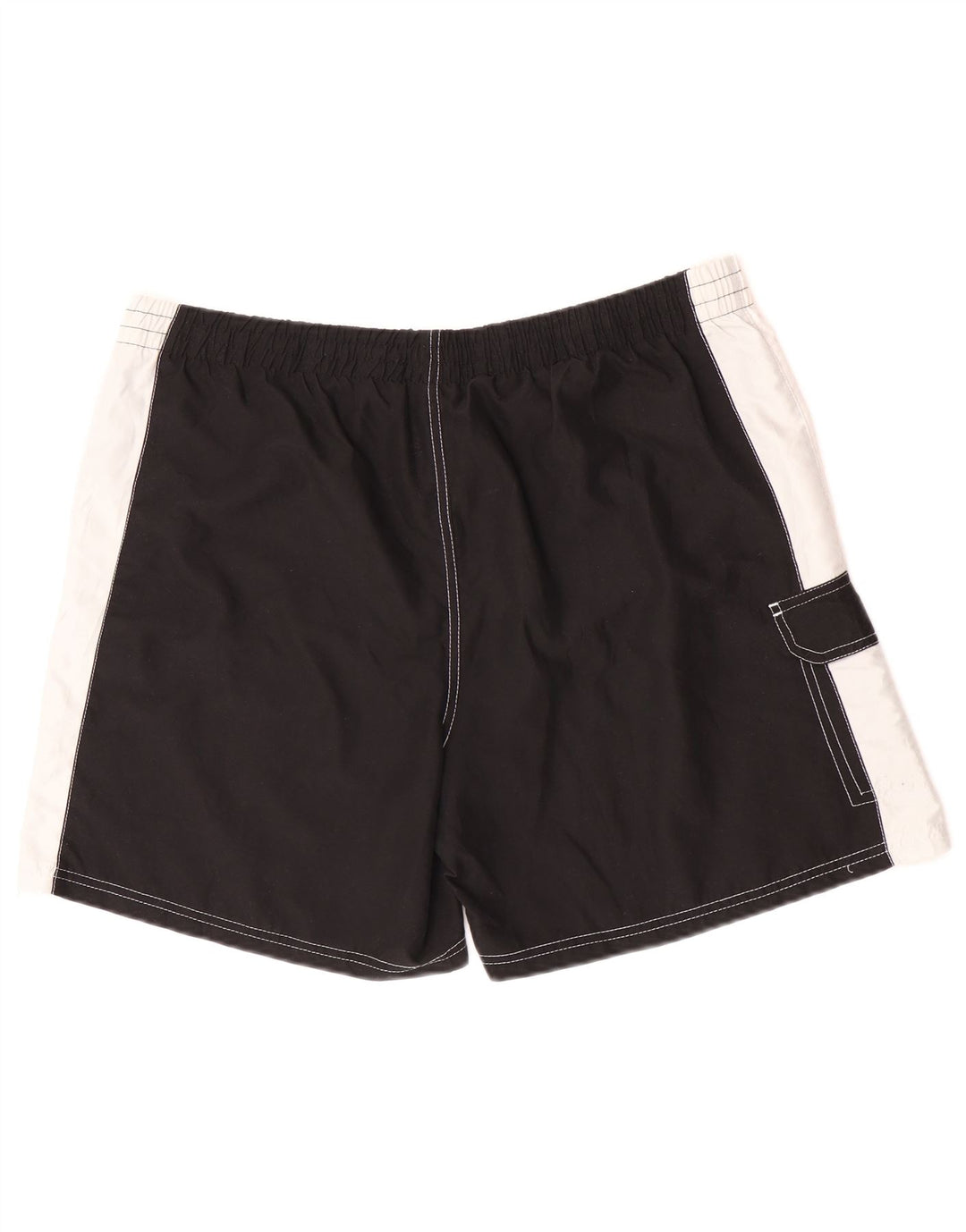 Fila Mens Cargo Swimming Shorts XL  Black Colourblock Polyester