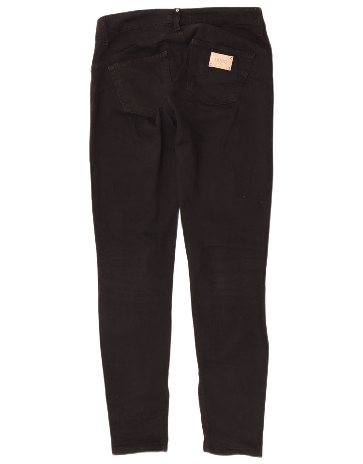 LIU JO Damen Skinny Jeans W30 L31 Schwarz