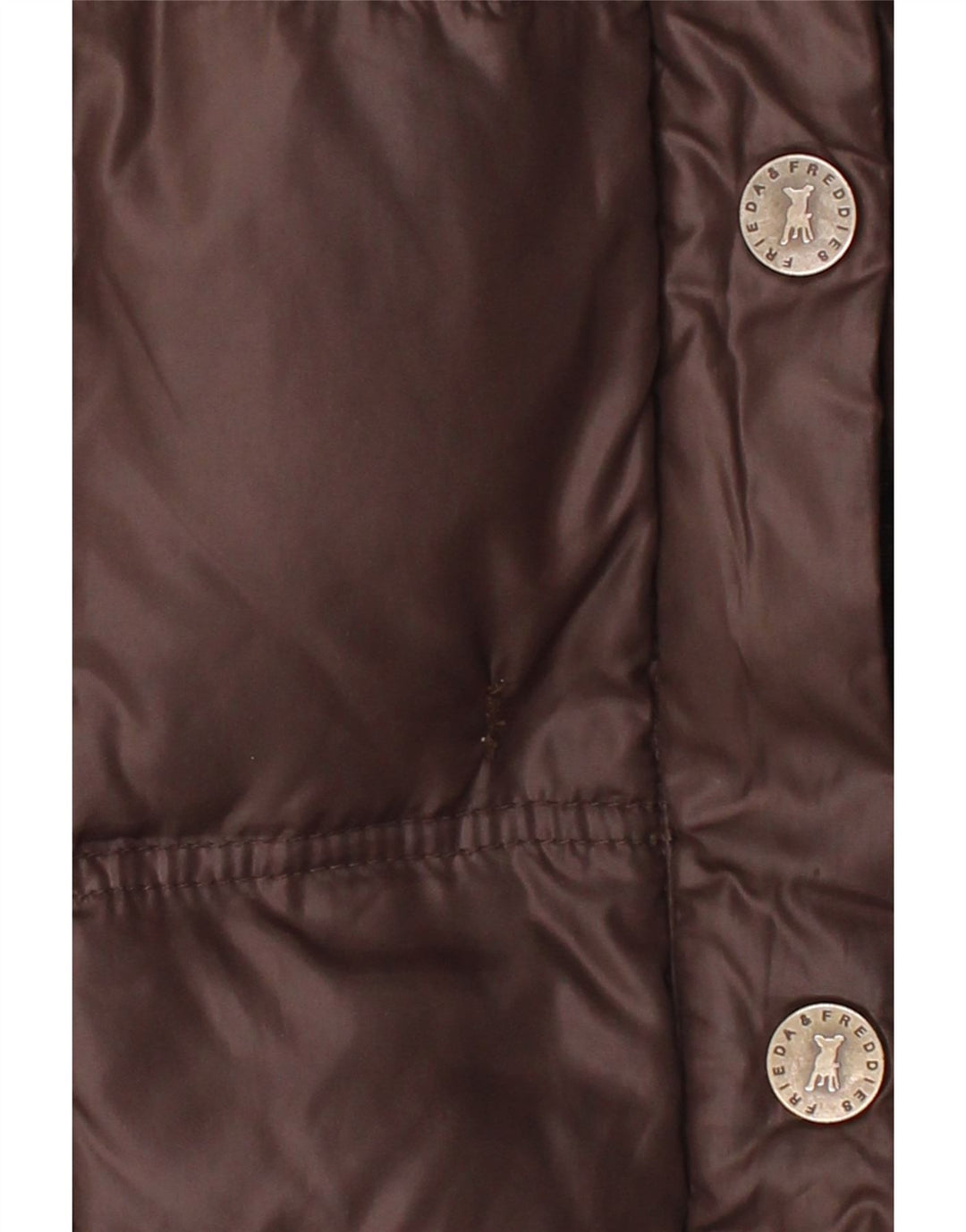 FRIEDA & FREDDIES Womens Hooded Padded Coat UK 16 Large Brown