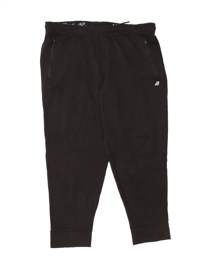 EDDIE BAUER Mens Tracksuit Trousers Joggers 2XL  Black Polyester Vintage Eddie Bauer and Second-Hand Eddie Bauer from Messina Hembry 