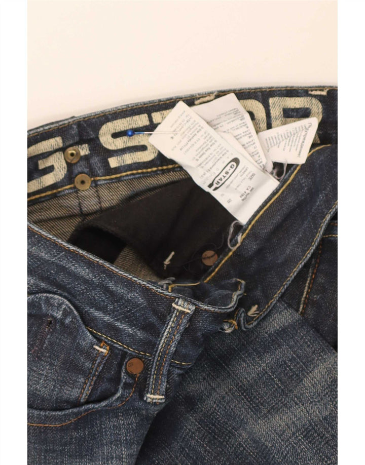 G-Star Womens Slim Jeans W28 L32 Blue Cotton