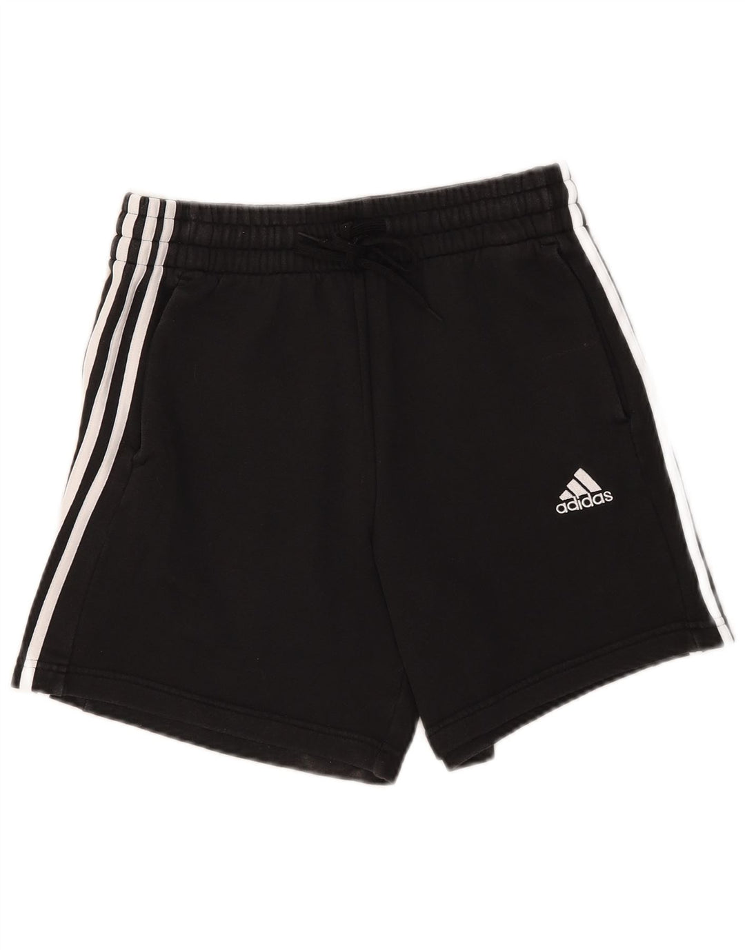 Adidas Boys Sport Shorts 13-14 Years Medium Black Cotton