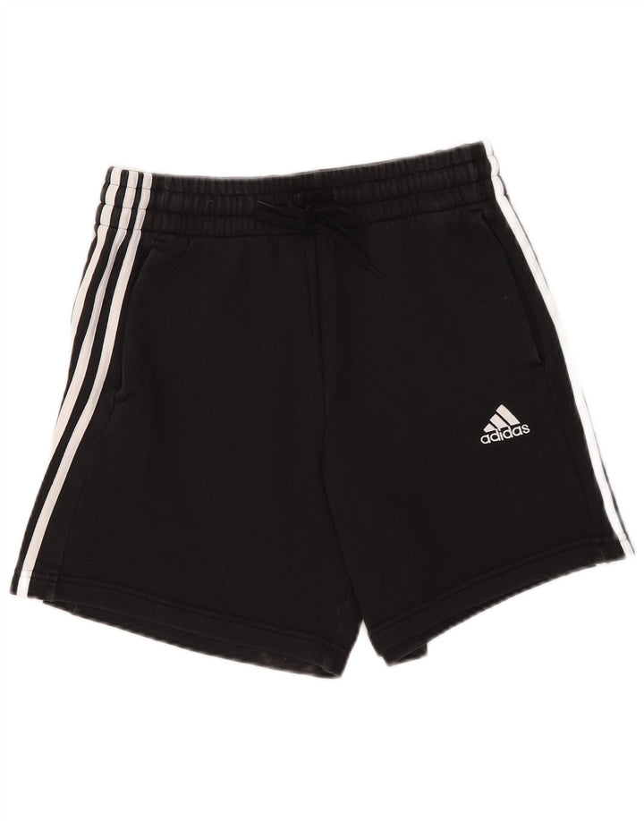 Adidas Boys Sport Shorts 13-14 Years Medium Black Cotton