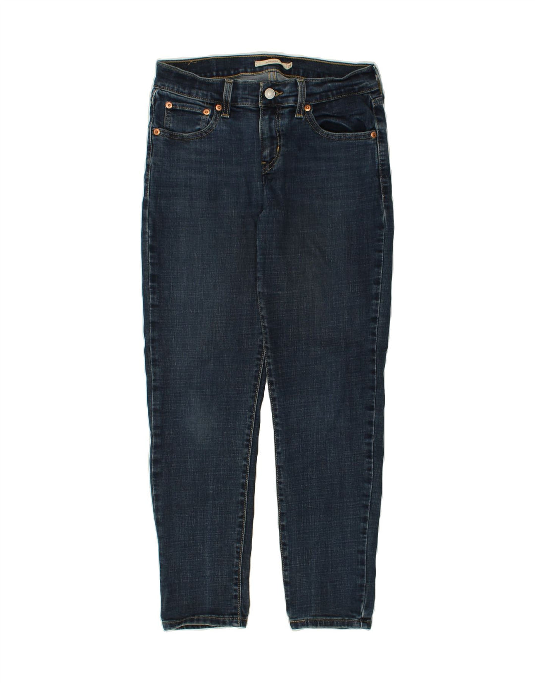 LEVI'S Womens Slim Jeans W25 L26 Blue | Vintage Levi's | Thrift | Second-Hand Levi's | Used Clothing | Messina Hembry 