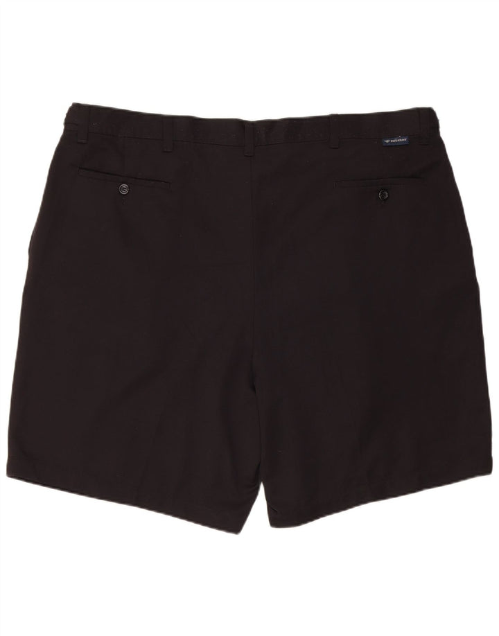 Dockers Herren Pegged Chino Shorts W42 2XL Schwarz Polyester