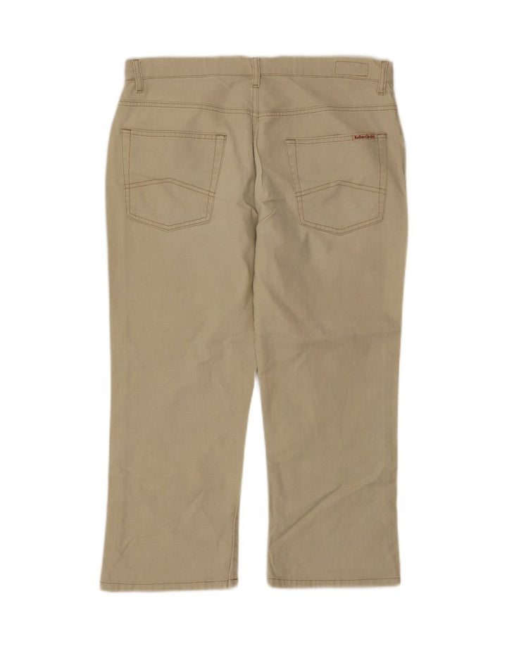 Calça capri feminina MARLBORO CLASSICS regular fit W33 L22 algodão verde