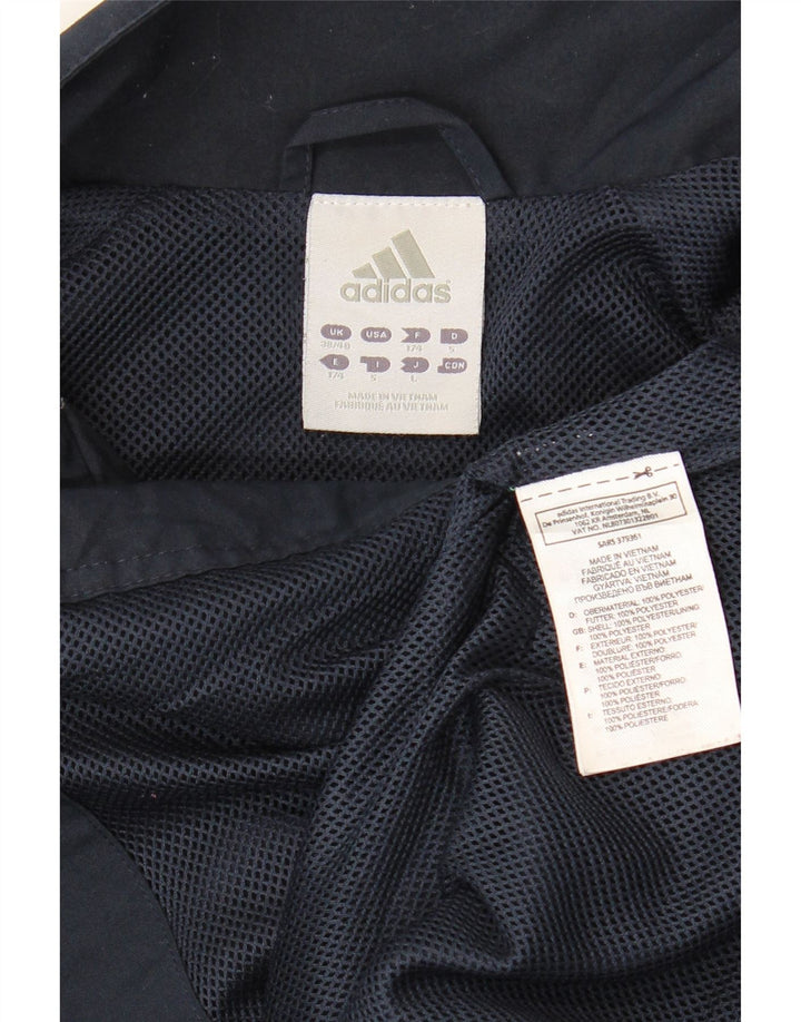 Adidas Træningsdragt til mænd Topjakke UK 38/40 Medium Navy Blue Colourblock