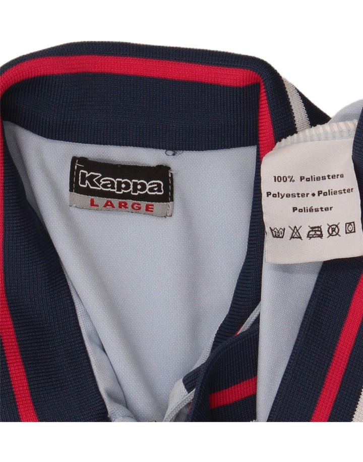 Γυναικεία αθλητική φόρμα KAPPA Top Jacket UK 14 Large Blue Colorblock Polyester