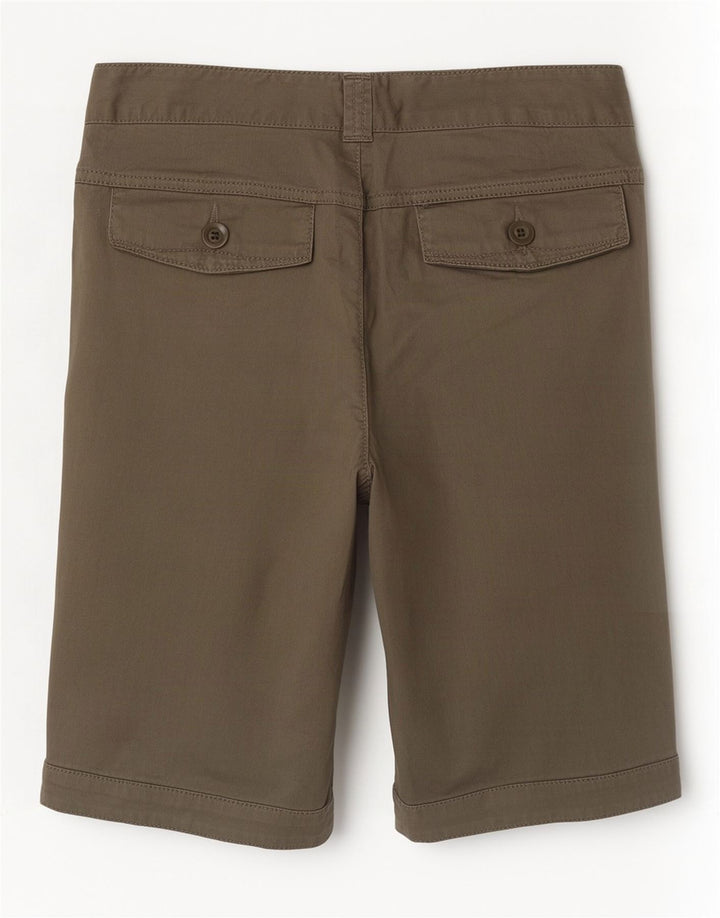 Pantaloncini casual da donna Benetton IT 44 Medium W30 Cotone kaki
