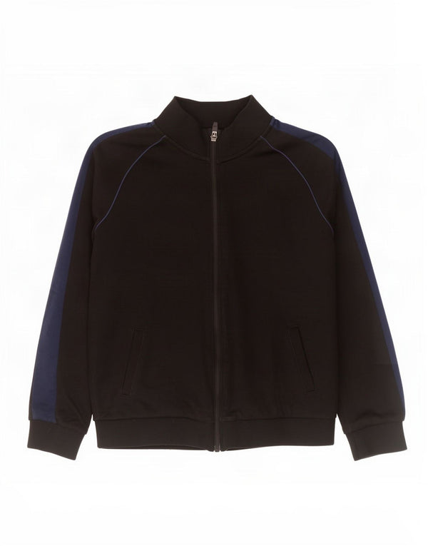 Marks & Spencer Veste de survêtement pour garçon 11-12 ans Noir Colourblock