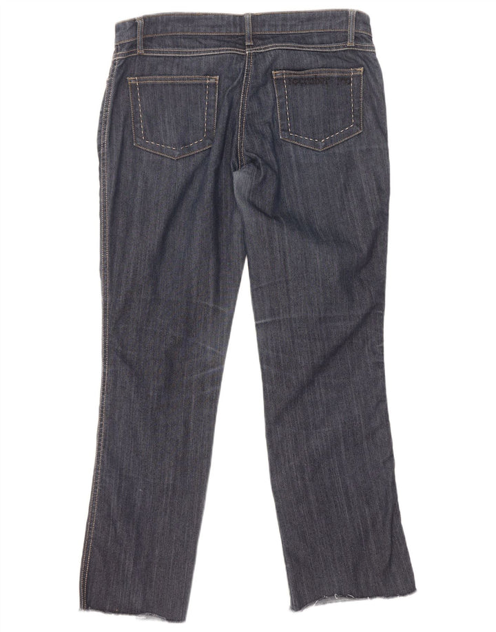 Jeans dritti da donna Roccobarocco W32 L29 cotone blu navy