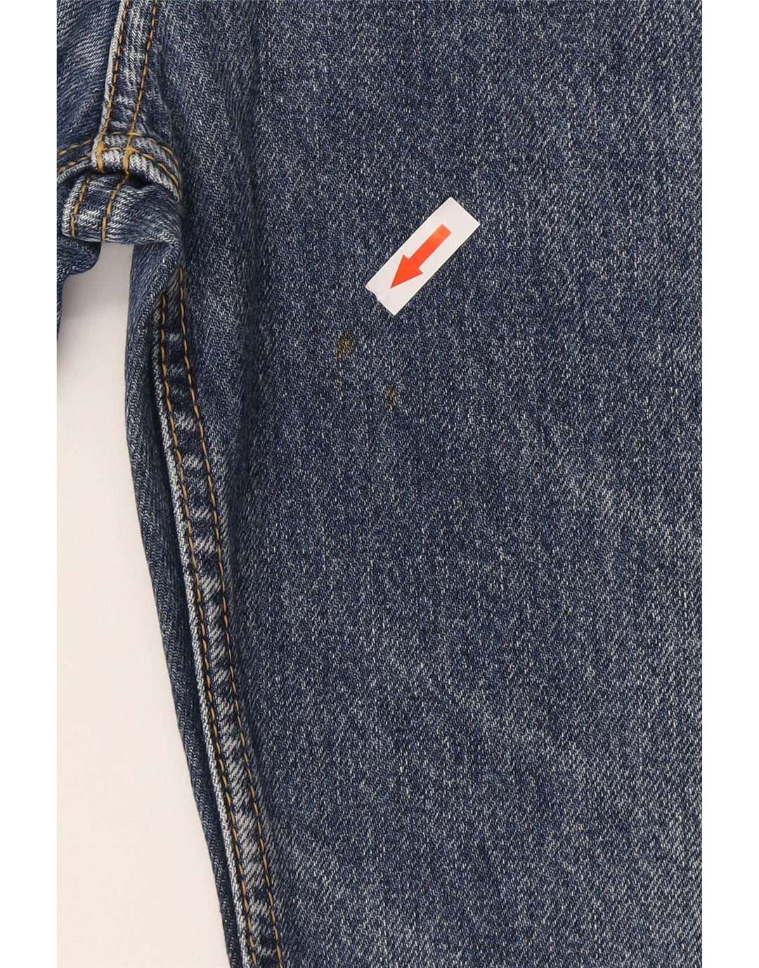 Lee Mens Straight Jeans W32 L30 Blue Cotton