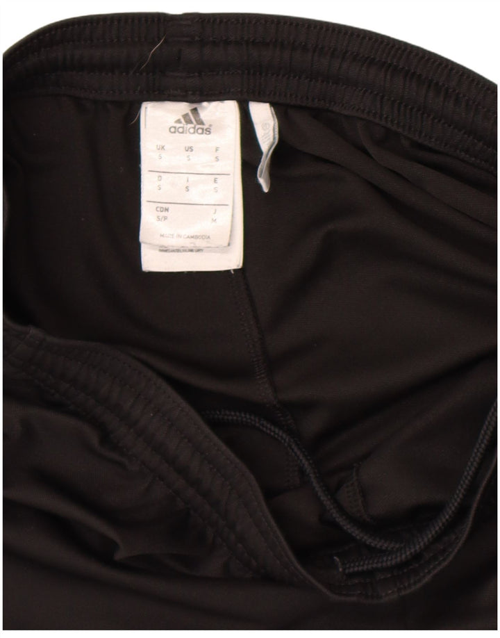 Pantaloncini sportivi Adidas Climalite da uomo piccoli in poliestere nero