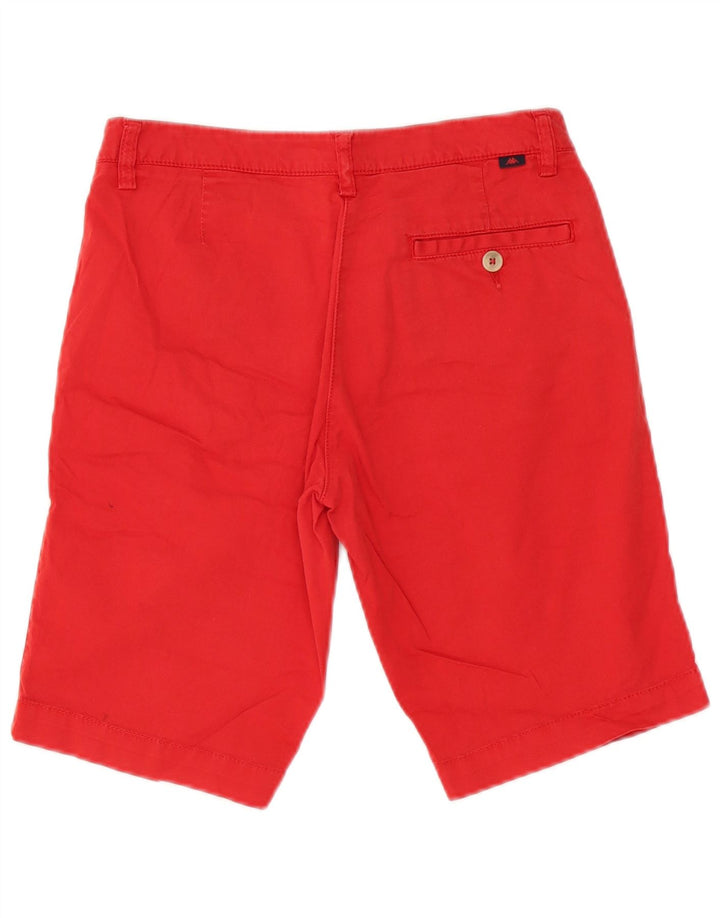 Kappa Womens Chino Shorts EU 38 Medium W28  Red Cotton