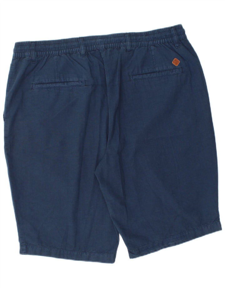 Carrera Mens Regular Chino Shorts XL W38  Navy Blue Cotton