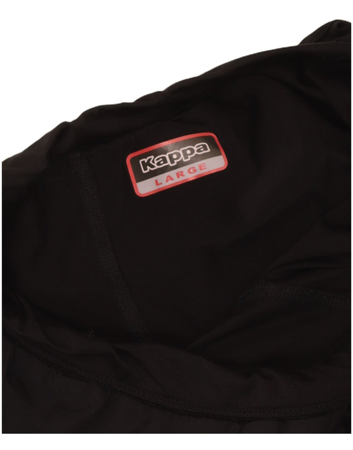 Pantaloncini sportivi Kappa da donna UK 14 grandi neri